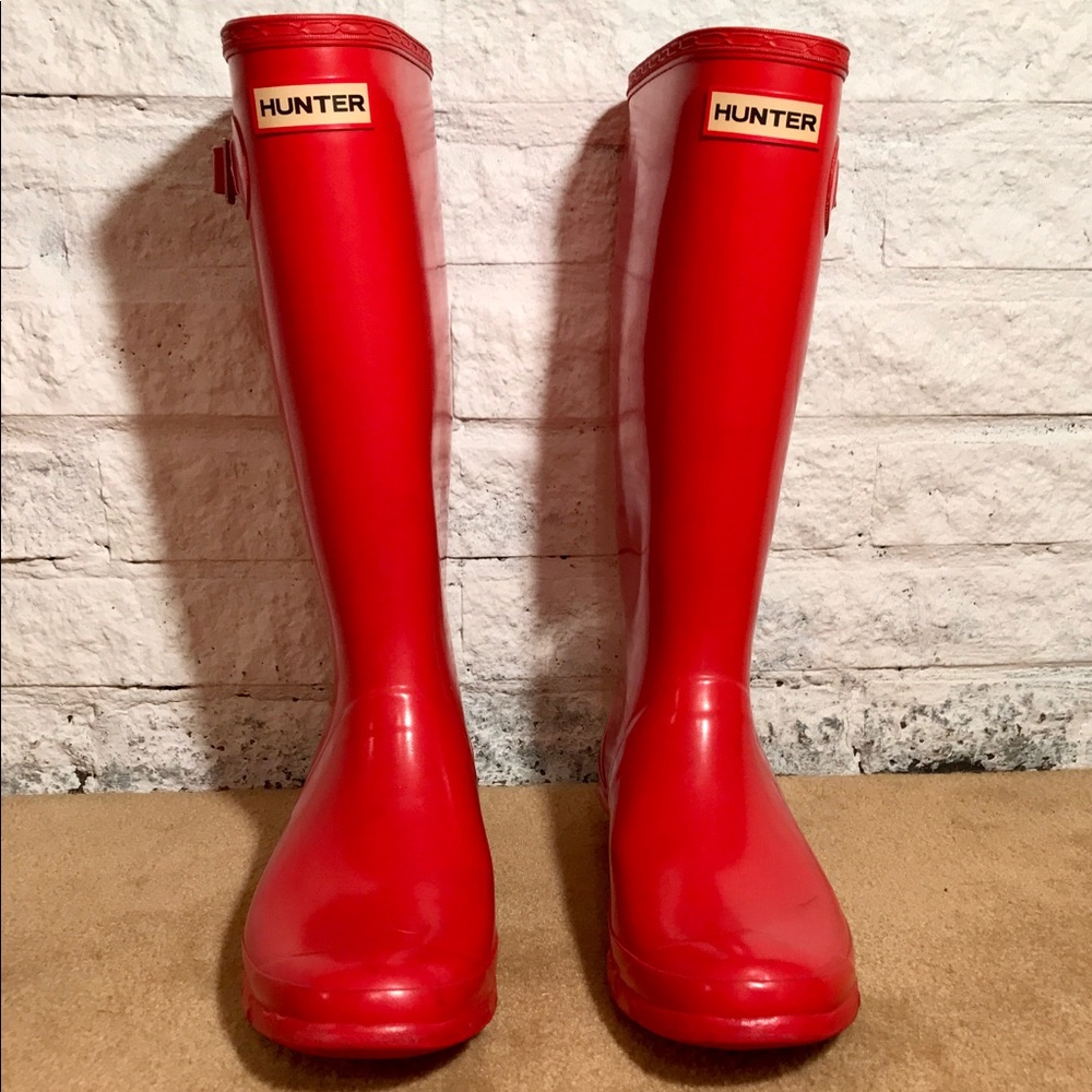 Hunter Originals Tall Gloss Rain Boots